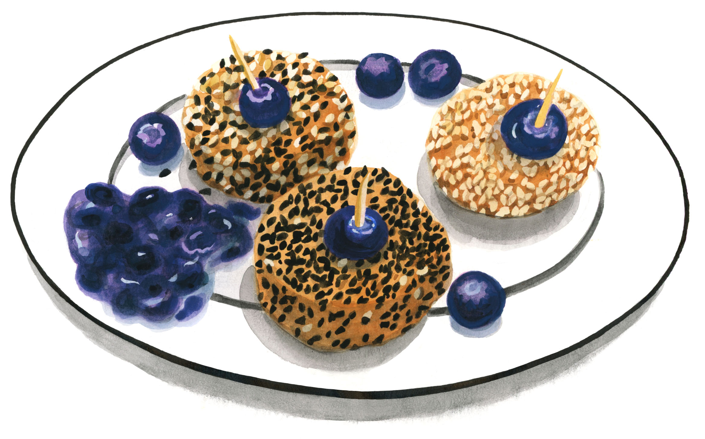 ziegenkäse mit sesam.